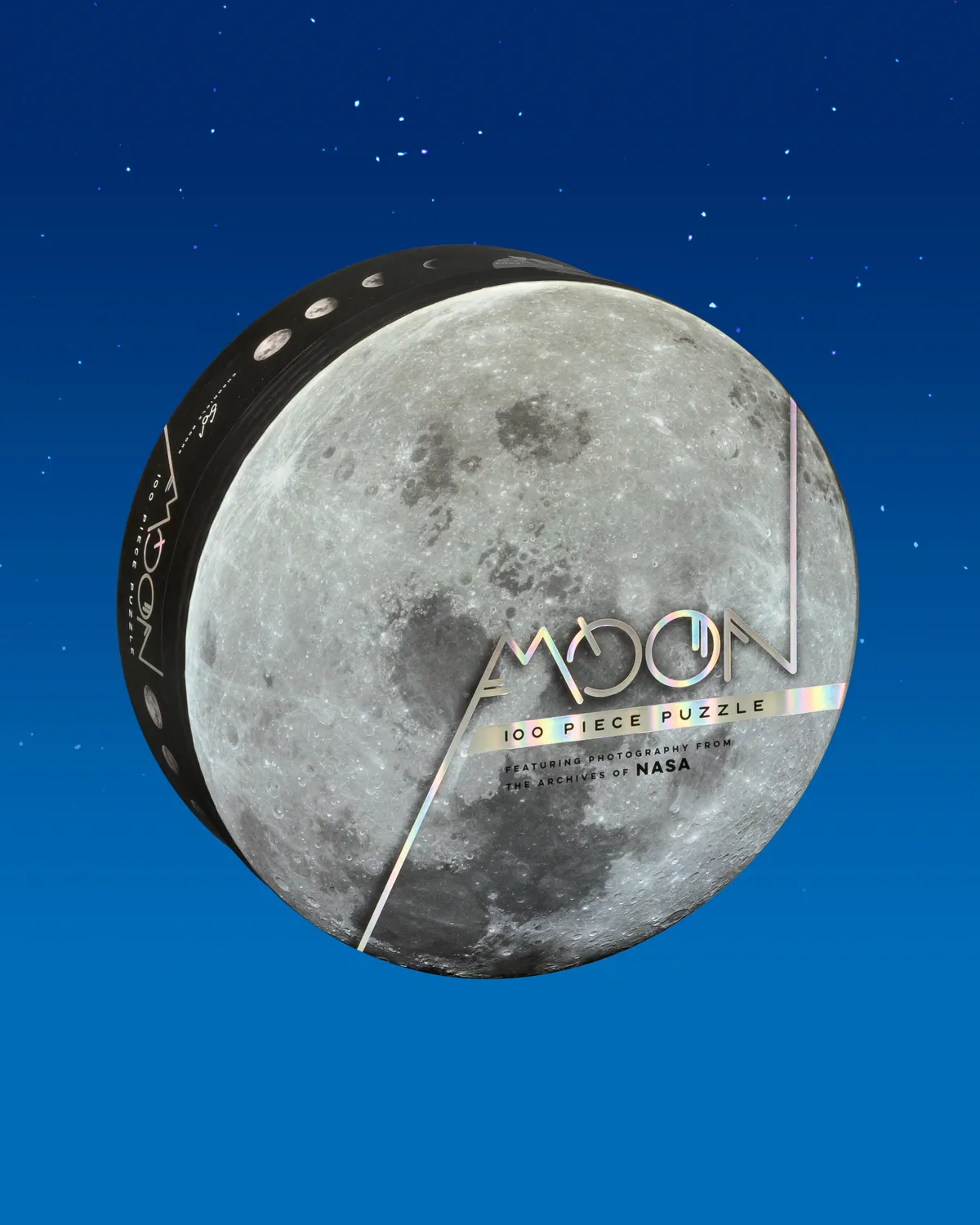 Chronicle Moon 100 puslespill NASA måne rund