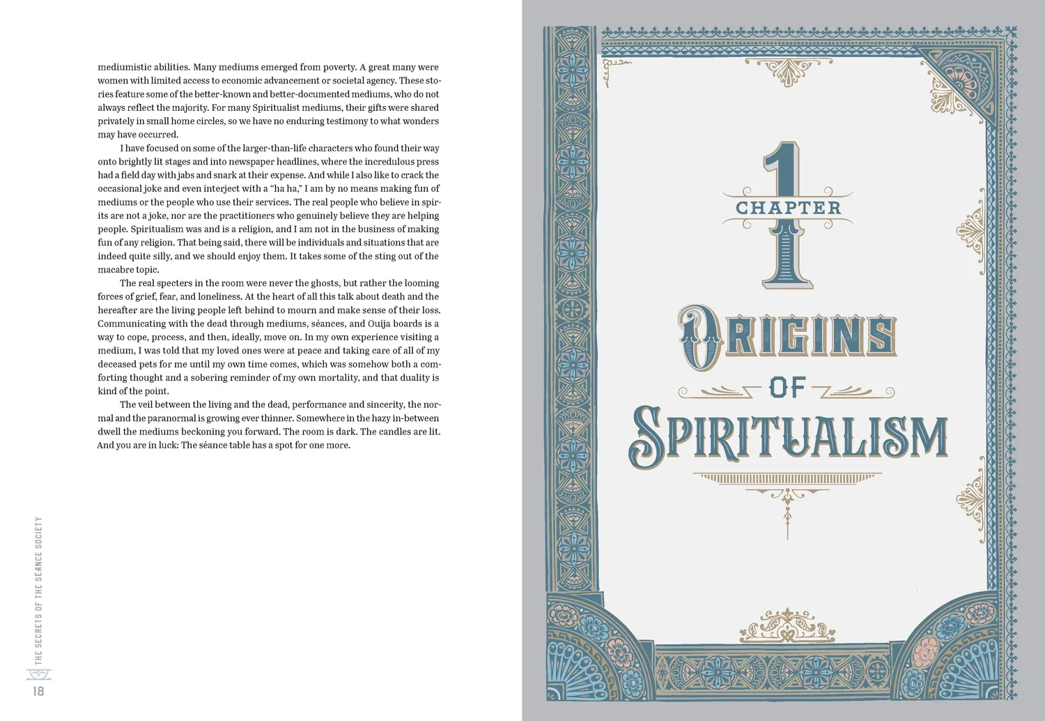 Chronicle Books The Secrets of the Séance Society innbundet bok illustrert