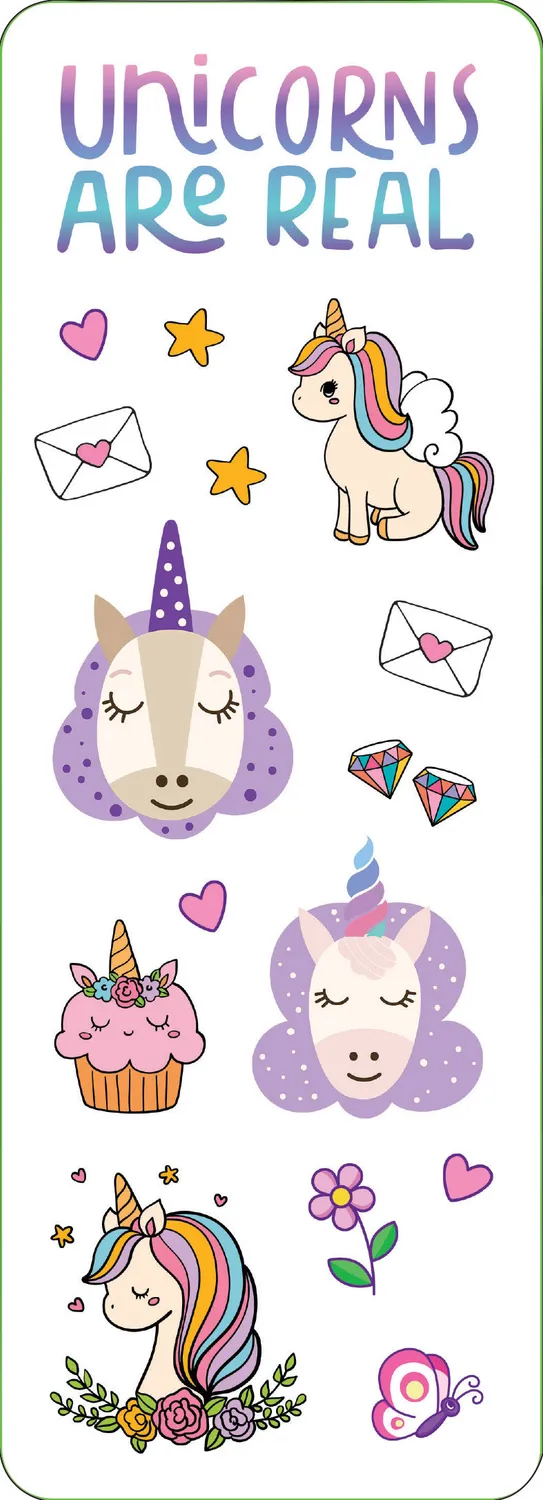 Peter Pauper Press Unicorns Sticker Set klistremerker 60 stk