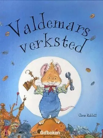 Bokia Valdemars verksted innbundet billedbok pent brukt