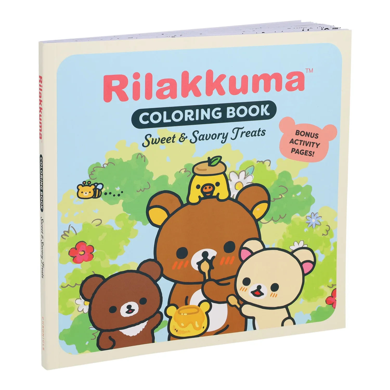 Rilakkuma Sweet & Savory Treats fargeleggingsbok pocket kawaii