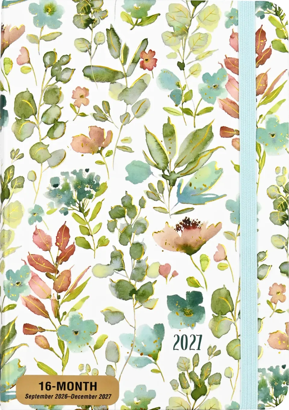 Peter Pauper Press Floral Watercolor ukeplanlegger 2027