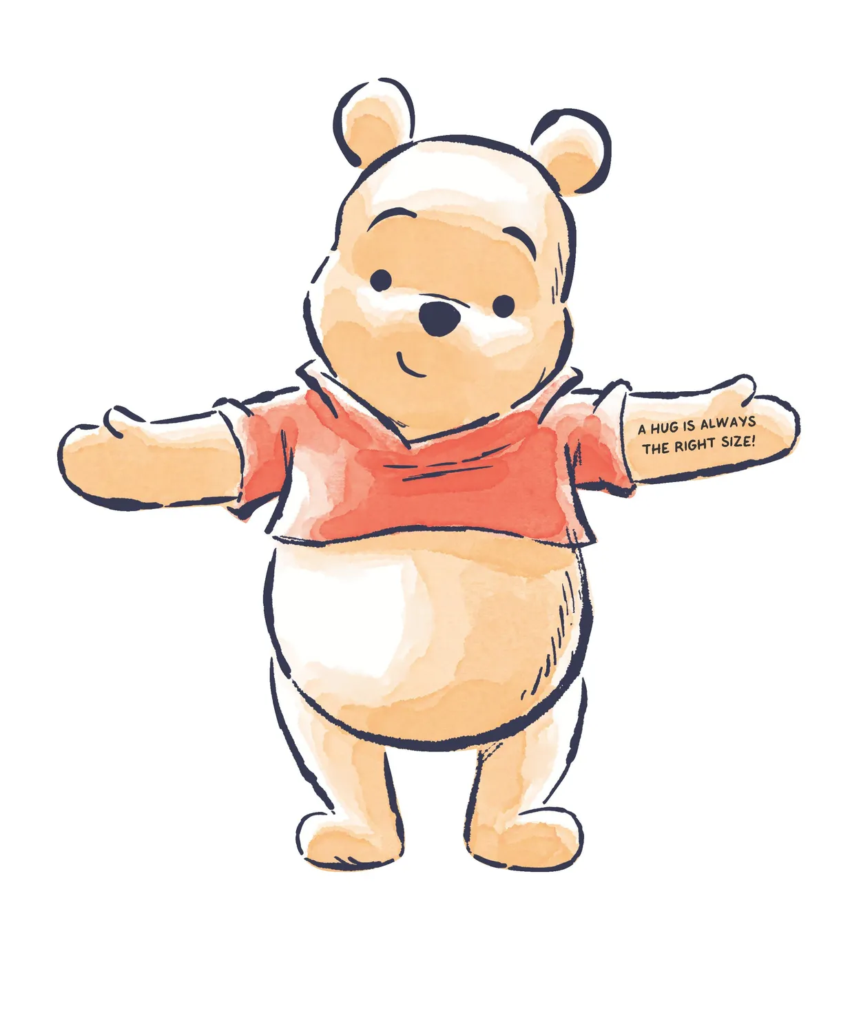 Disney Winnie the Pooh Hugs notecards 12 kort