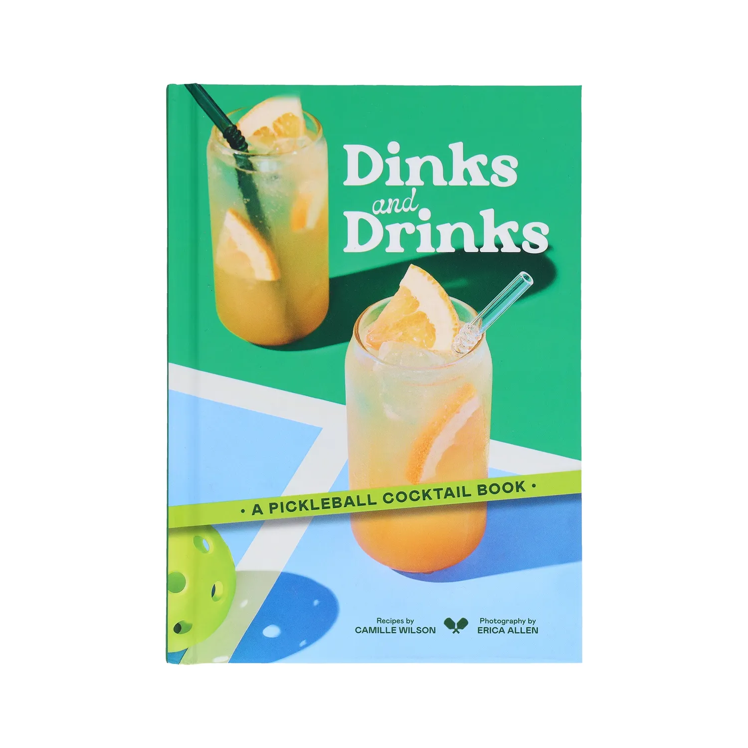 Chronicle Books Dinks and Drinks cocktailbok innbundet pickleball