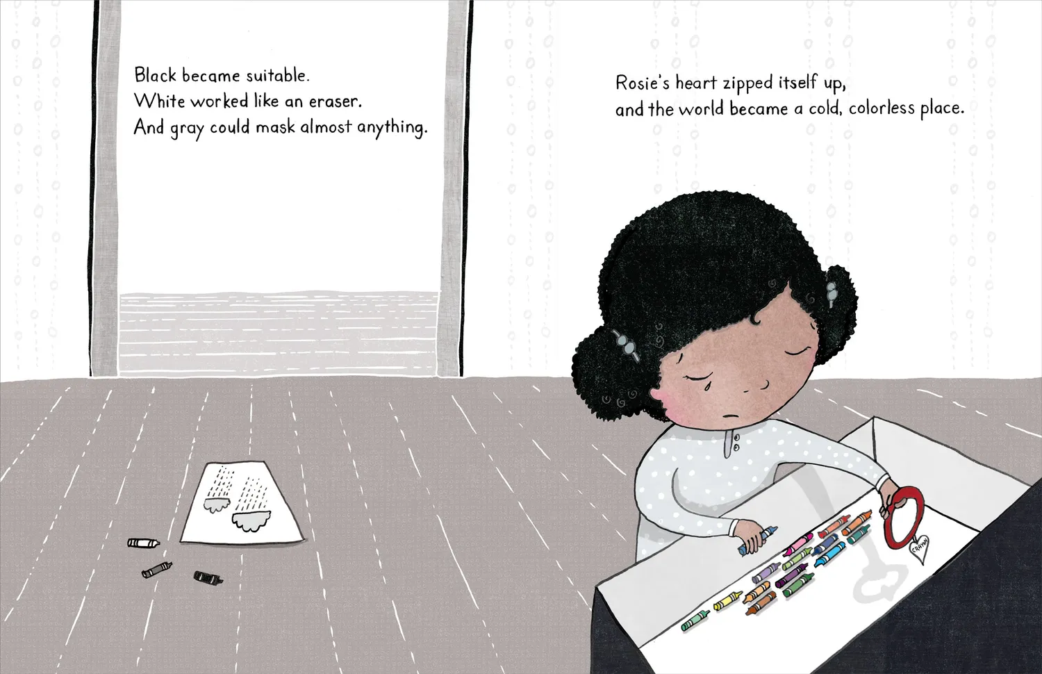 Peter Pauper Press Rosie and Crayon bildebok innbundet sorg 3-8 år
