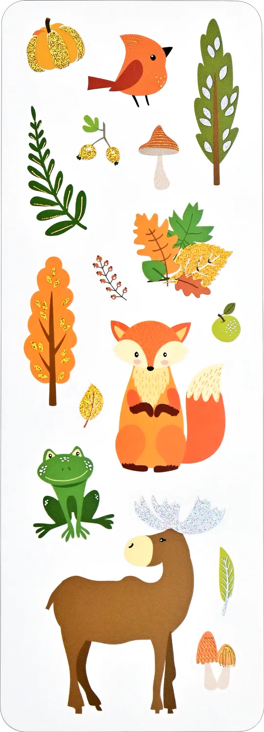 Peter Pauper Press Forest Friends klistremerker 70 stk