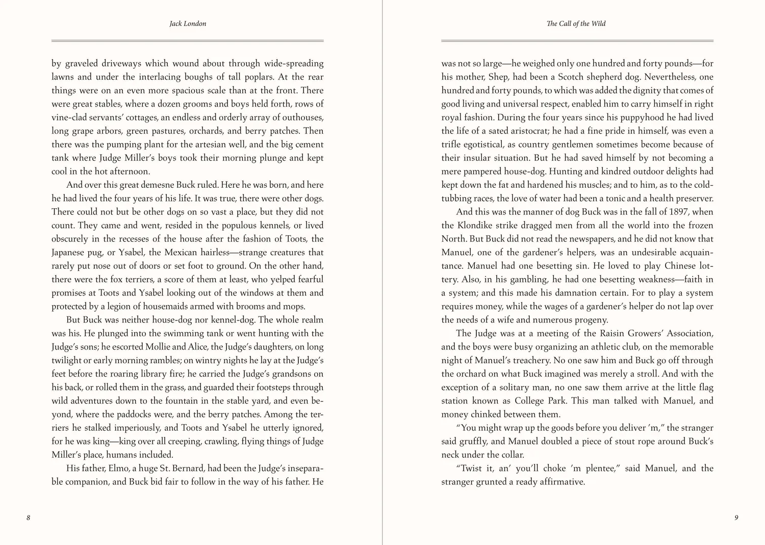 Peter Pauper Press The Call of the Wild gavebok innbundet klassiker