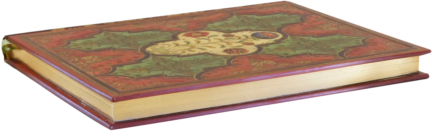 Peter Pauper Press Floral Parchment journal innbundet linjert