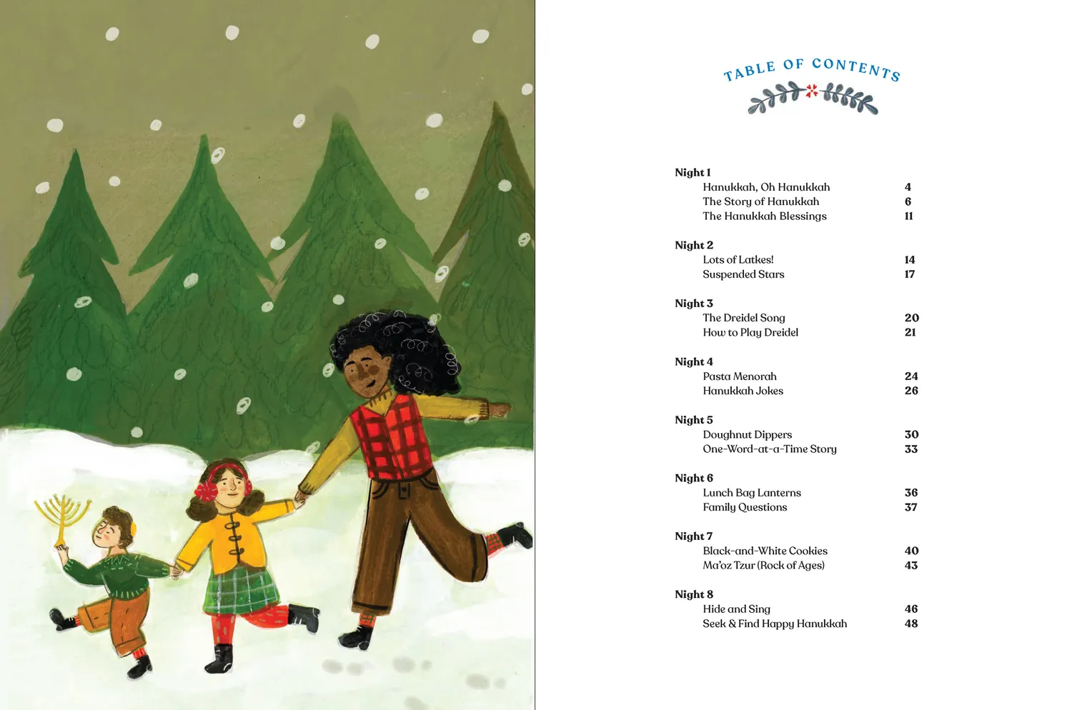 Hanukkah Is Here! barnebok innbundet nedtelling 8 luker