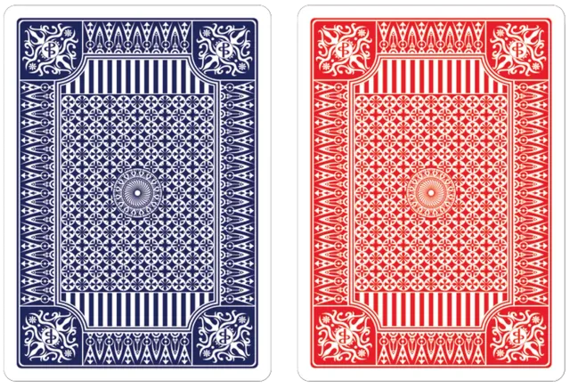 Peter Pauper Press Blue & Red spillkort plast 2 stokker