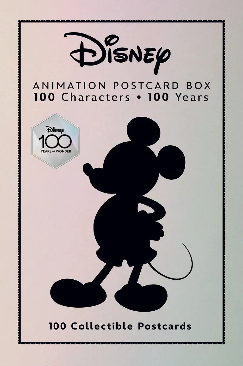Abrams & Chronicle Books Disney Animation Postcard Box postkort 100 samler