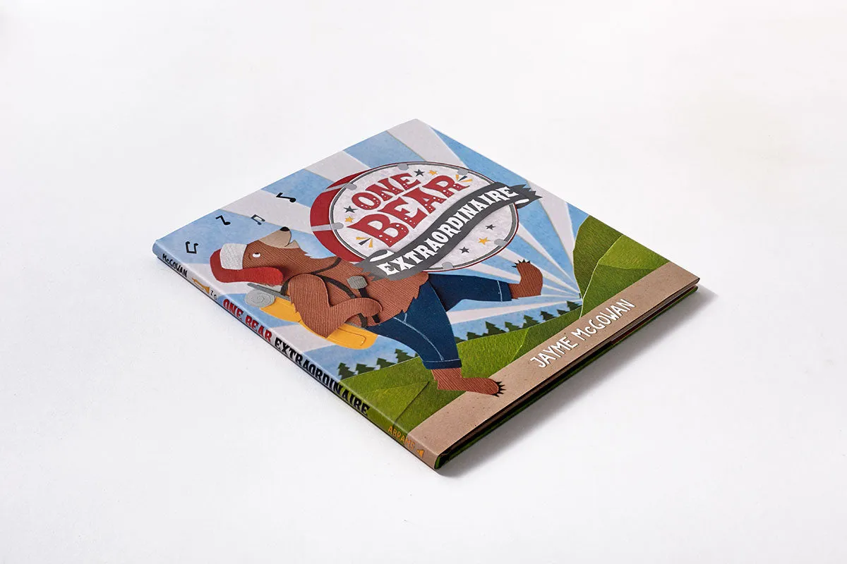 Abrams One Bear Extraordinaire barnebok innbundet musikk