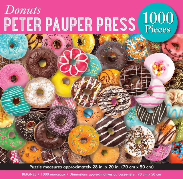 Peter Pauper Press Donuts puslespill 1000 brikker