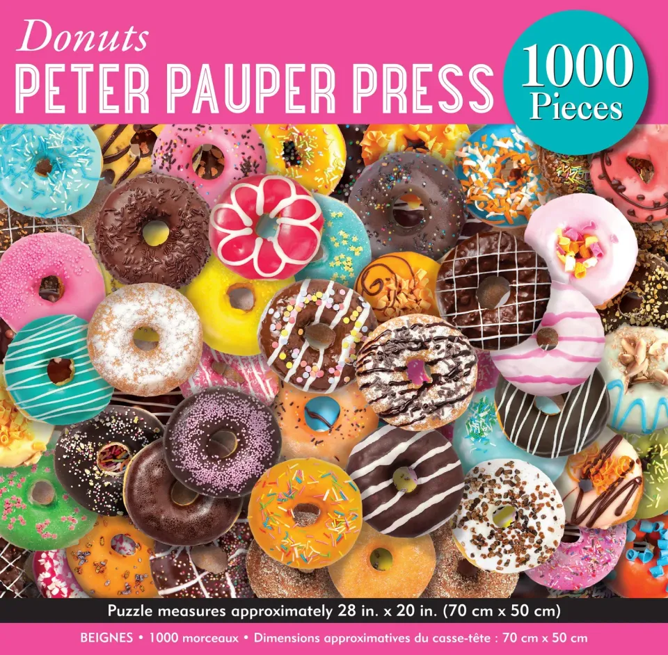 Peter Pauper Press Donuts puslespill 1000 brikker