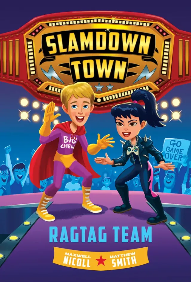 Slamdown Town 2 Ragtag Team barnebok innbundet 8–12 år