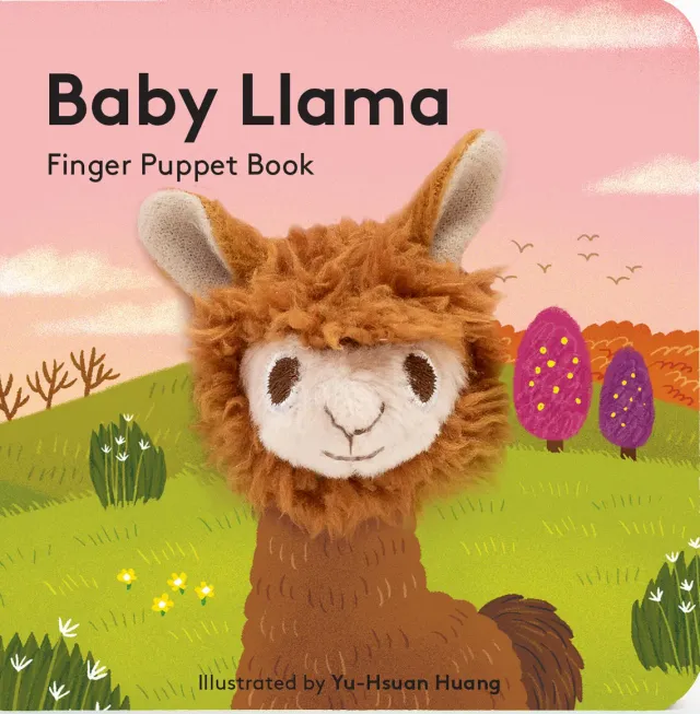 Abrams Baby Llama pekebok fingerdukke baby