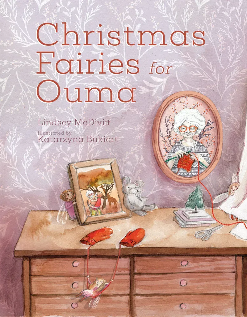 Abrams and Chronicle Christmas Fairies for Ouma barnebok innbundet