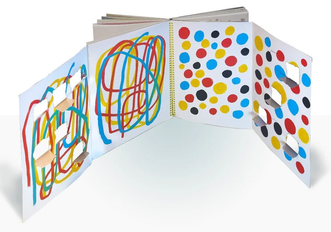 Abrams and Chronicle Museum in a Book Hervé Tullet aktivitetsbok