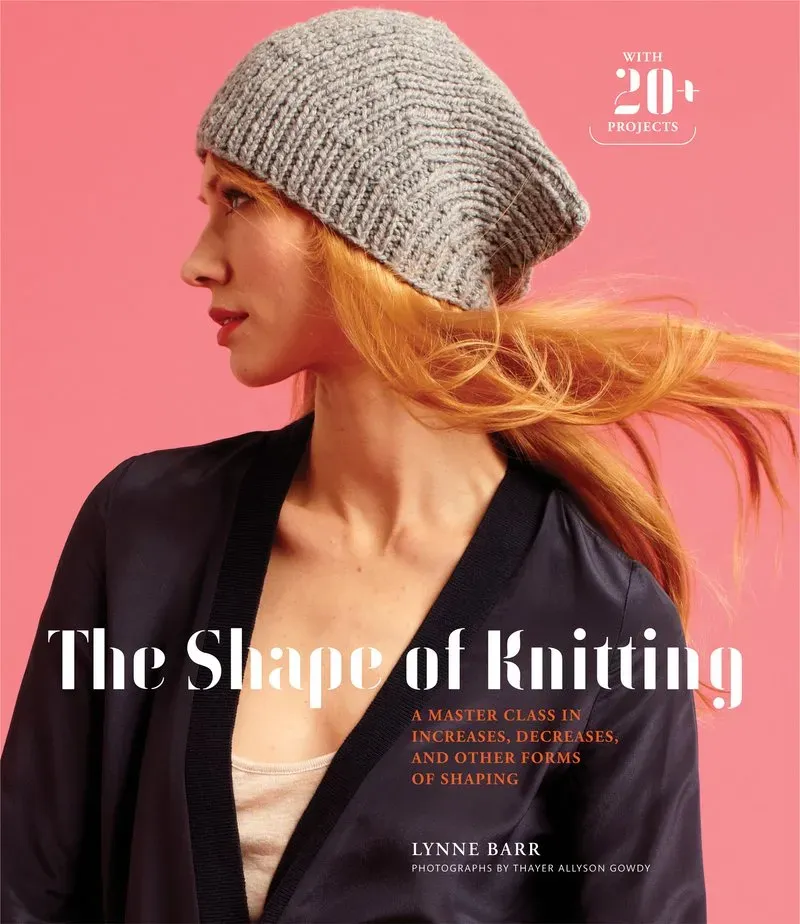 Lynne Barr Shape of Knitting innbundet strikkebok øking
