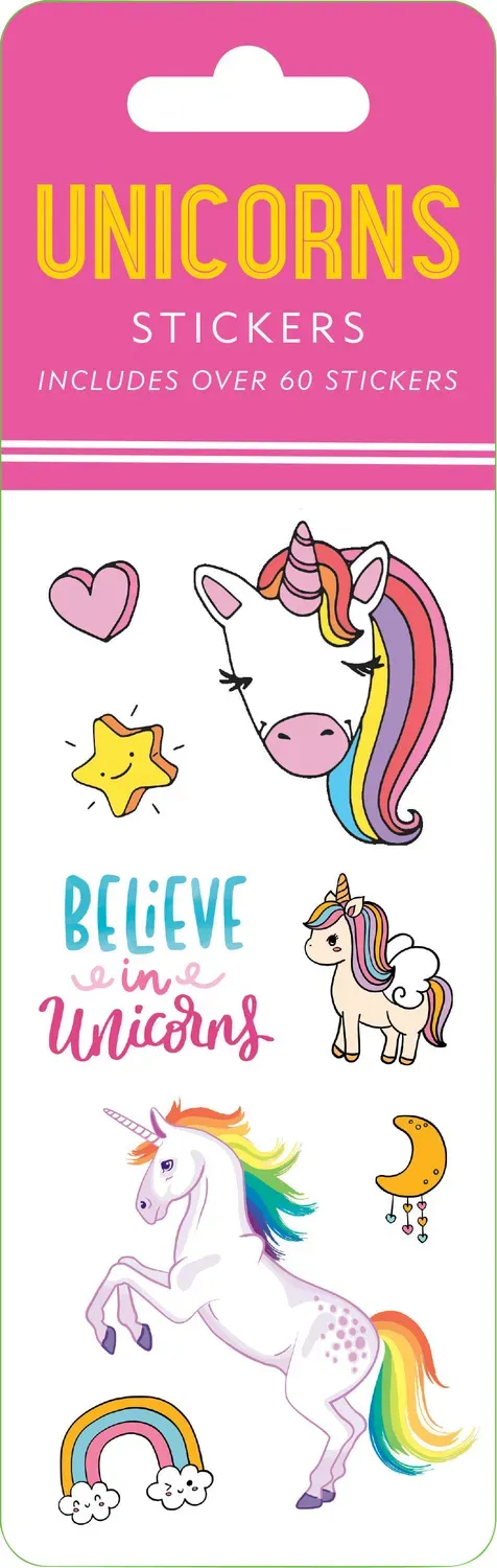 Peter Pauper Press Unicorns Sticker Set klistremerker 60 stk