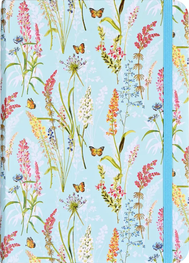 Peter Pauper Press Blooms & Butterflies notatbok liten gullsnitt