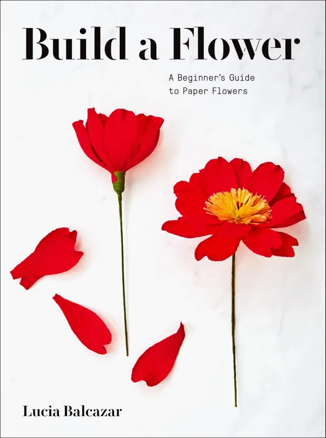 Abrams and Chronicle Build a Flower papirblomster bok pocket