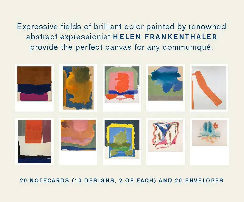 Abrams & Chronicle Books Helen Frankenthaler Notes notatkort 20 stk