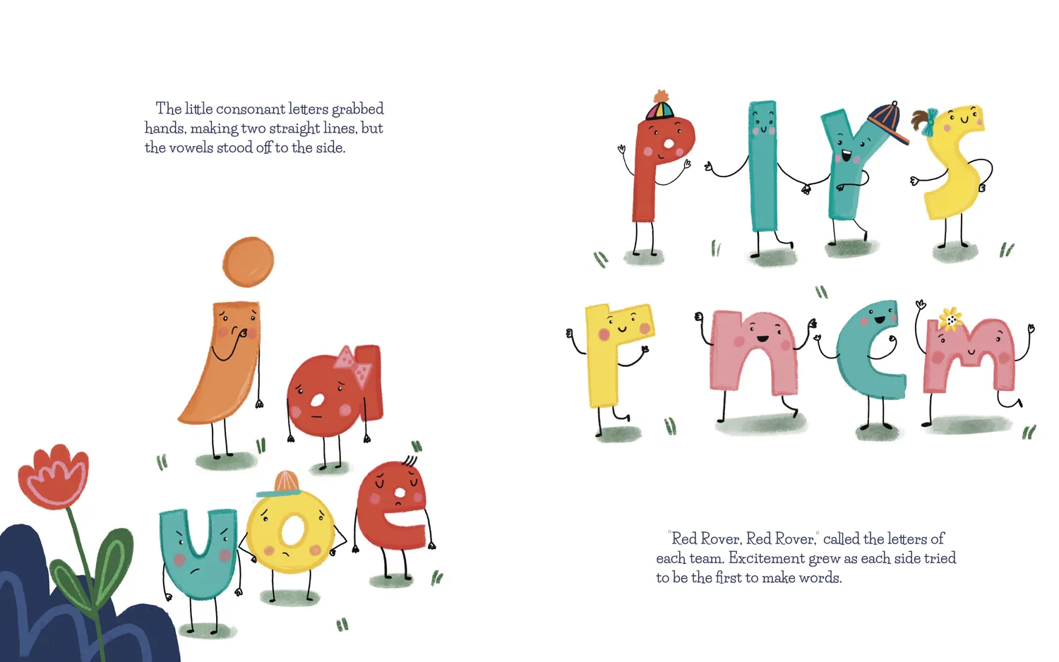 Abrams and Chronicle Red Rover Send a Vowel Over bildebok