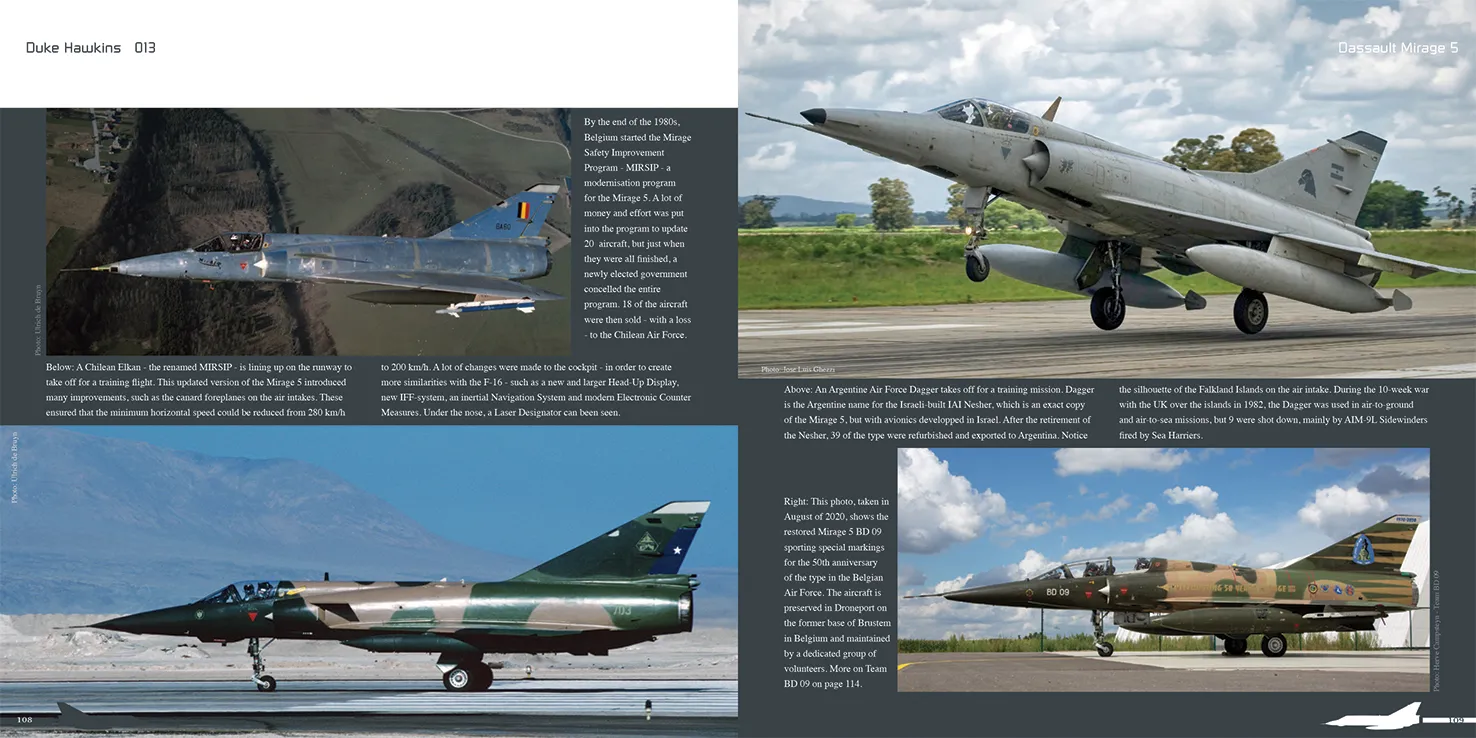 Duke Hawkins Dassault Mirage III/5/50 bok