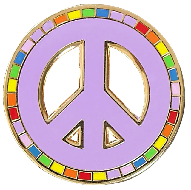 Peter Pauper Press Peace emaljepin hard emalje gaveeske