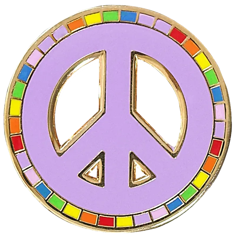 Peter Pauper Press Peace emaljepin hard emalje gaveeske