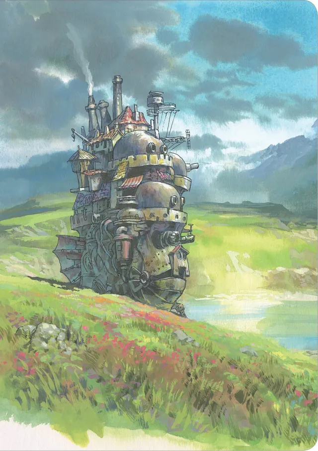 Studio Ghibli Howl's Moving Castle Castle by the Lake notatbok