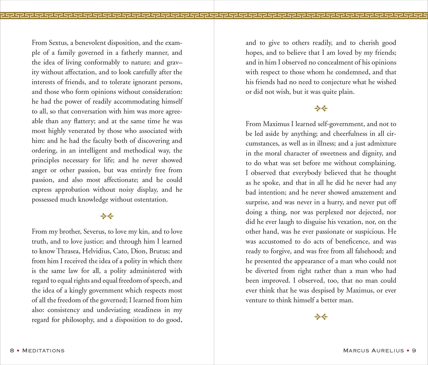 Peter Pauper Press Meditations Marcus Aurelius innbundet gavebok