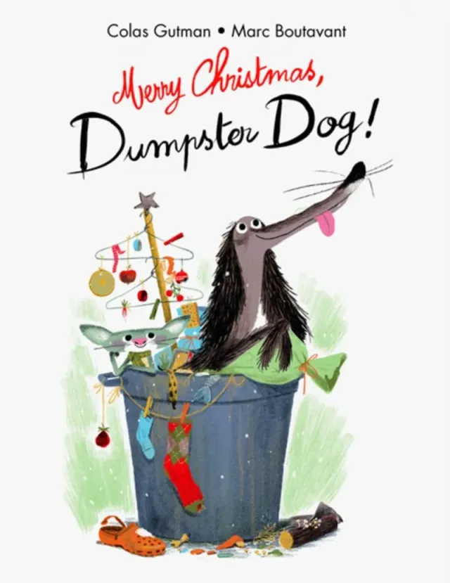 Merry Christmas Dumpster Dog innbundet julebok