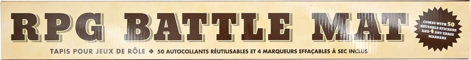 Peter Pauper Press Transparent RPG Battle Mat spillmatte gjennomsiktig