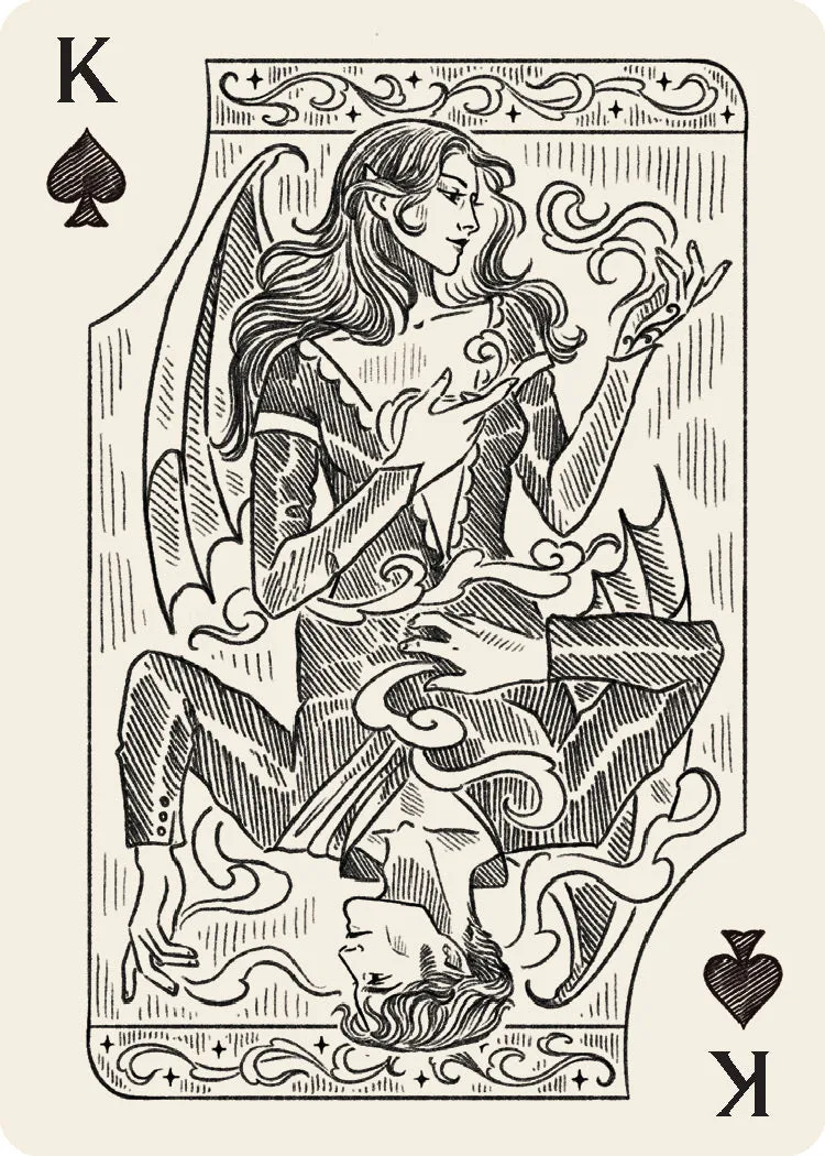 Abrams and Chronicle ACOTAR spillkort Night Court 2-pakning