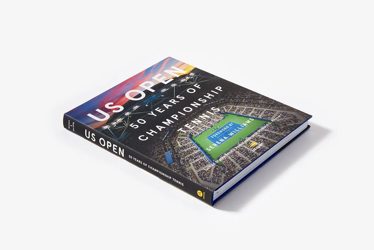 Abrams US Open 50 Years innbundet tennisbok jubileumsutgave
