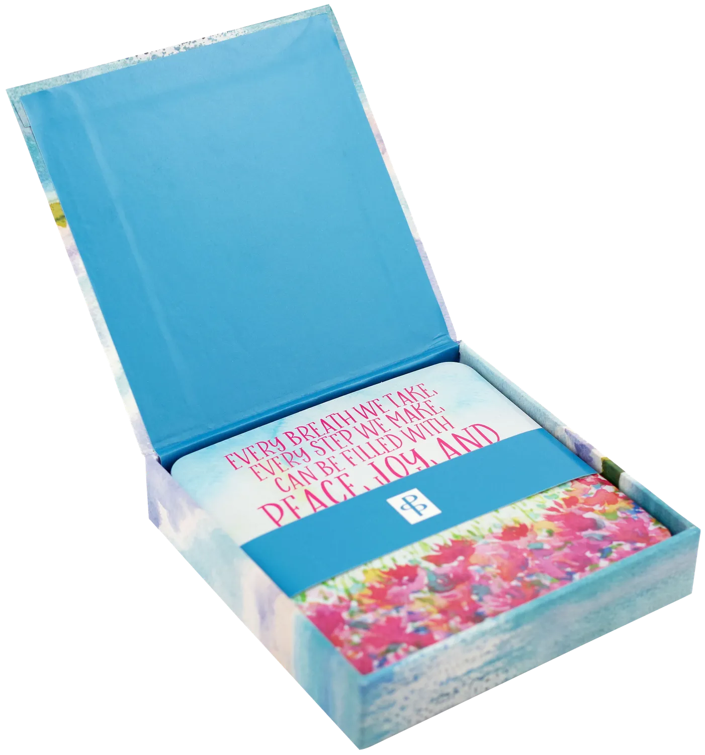 Peter Pauper Press More Calm Less Stress kort 50 stk ro