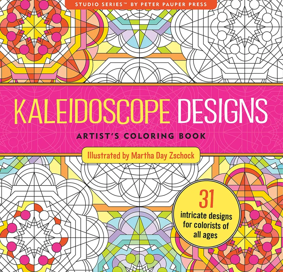 Peter Pauper Press Kaleidoscope Designs Artist's Coloring Book fargebok
