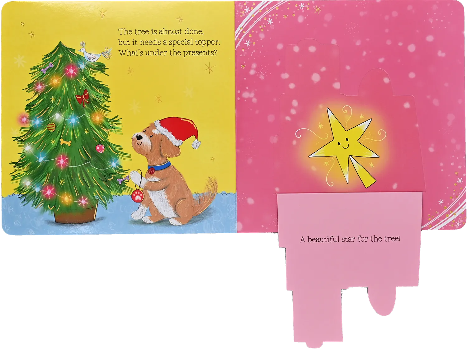 Peter Pauper Press Peek-A-Bo Christmas klaffebok 16 sider
