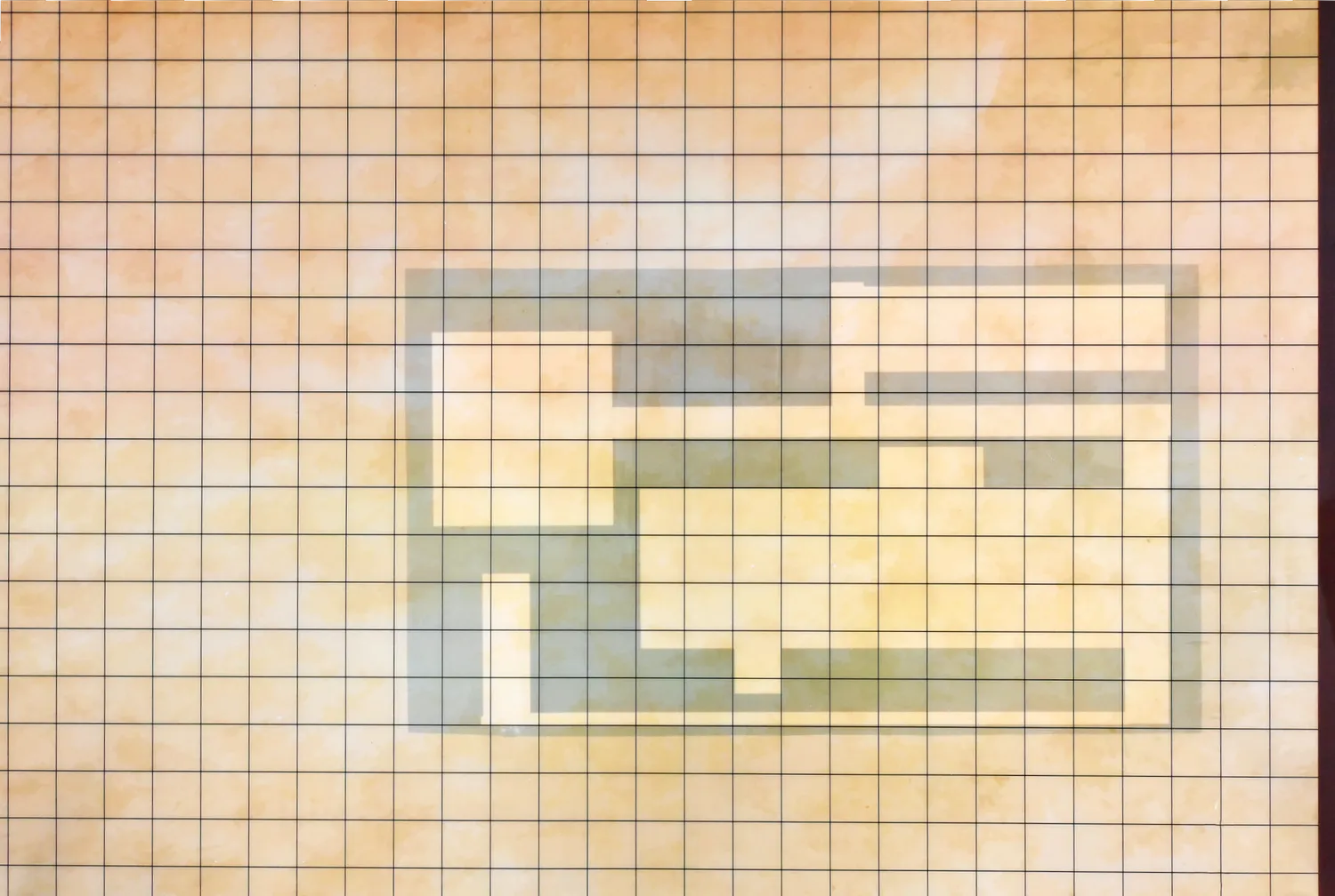 Peter Pauper Press Transparent RPG Battle Mat spillmatte gjennomsiktig