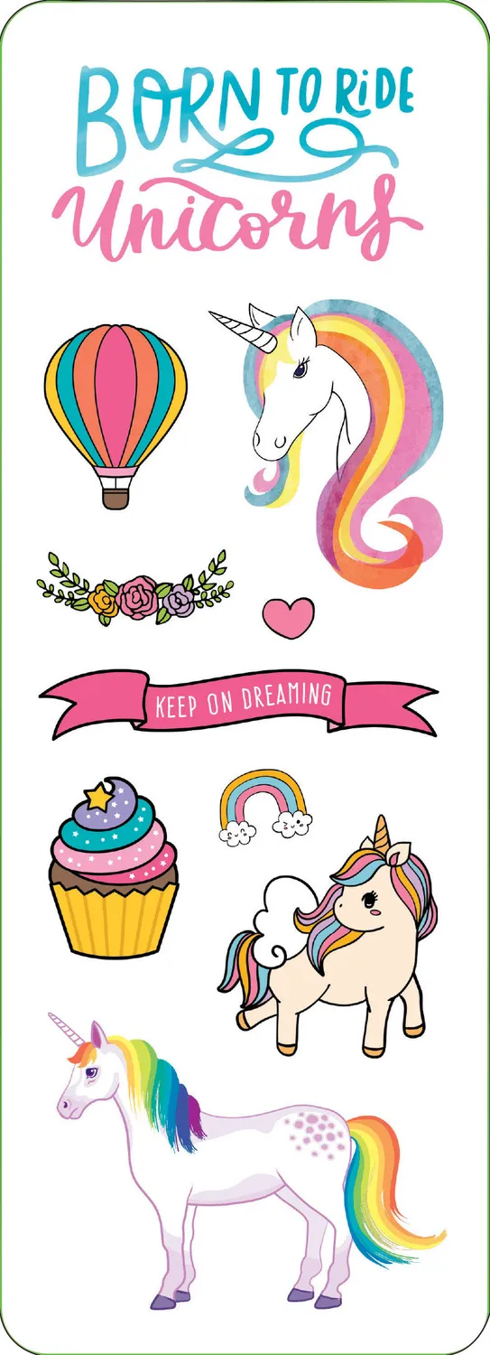 Peter Pauper Press Unicorns Sticker Set klistremerker 60 stk