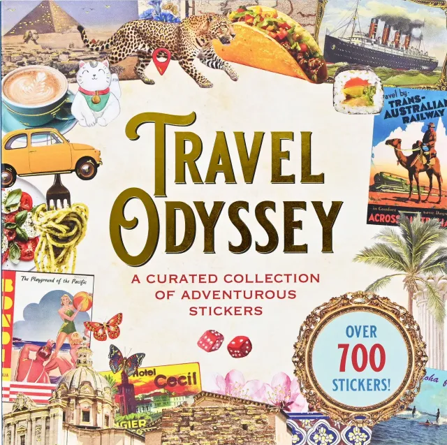 Peter Pauper Press Travel Odyssey klistremerkebok 700 merker
