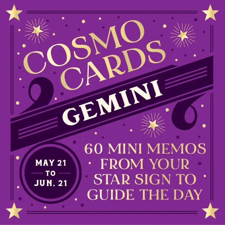 Chronicle Books Cosmo Cards Gemini minikort 60 stk affirmasjon