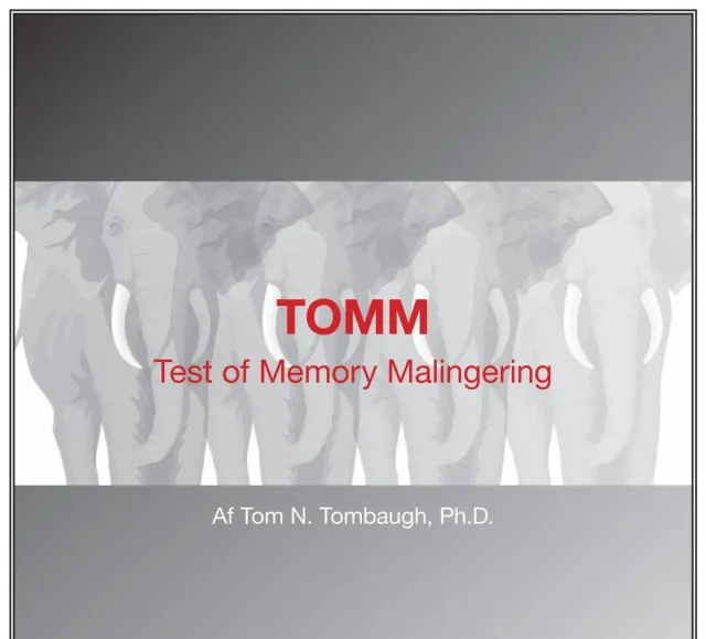 Hogrefe TOMM Test of Memory Malingering test