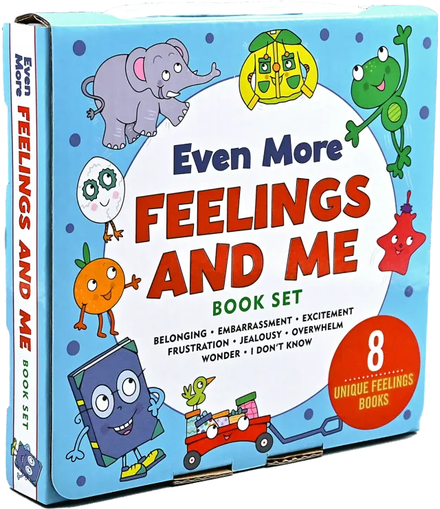 Peter Pauper Press Even More Feelings and Me boksesett 8 bøker