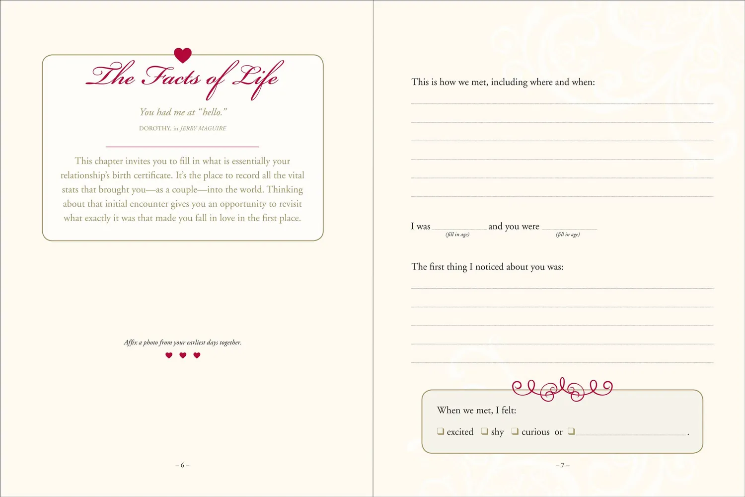 Peter Pauper Press Why I Love You journal for par innbundet