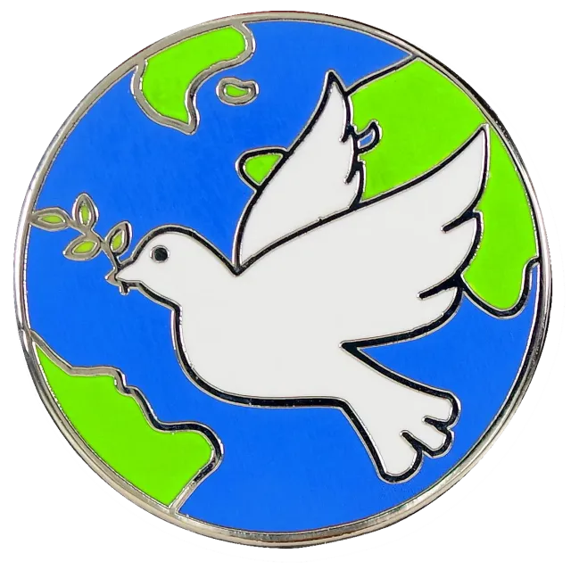 Peter Pauper Press Peace Dove emaljepinne hard emalje