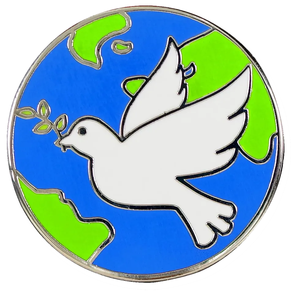 Peter Pauper Press Peace Dove emaljepinne hard emalje