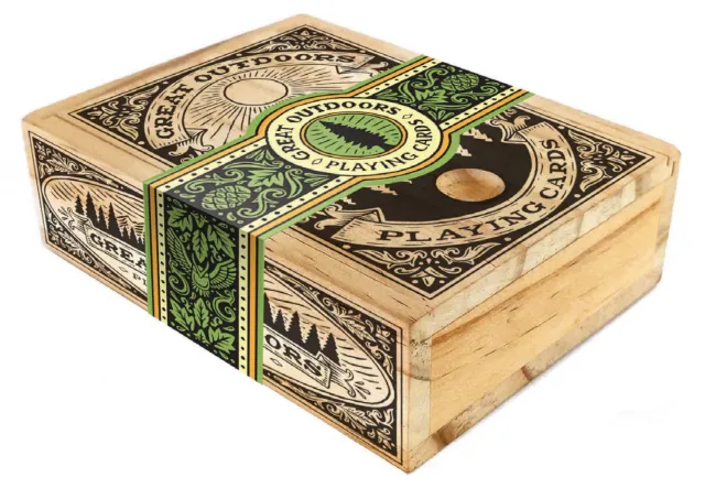 Great Outdoors Playing Cards spillekort treeske